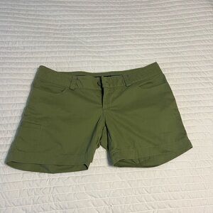 Under Armour Women's Cargo Shorts in Olive